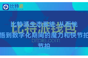 比特派生态系统  从而恍悟到数字化期间的魔力和快节拍